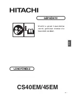 Preview for 66 page of Hitachi CS40EM Owner'S Manual