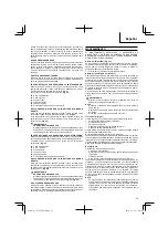 Preview for 61 page of Hitachi CS51EAP Handling Instructions Manual