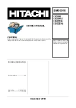 Hitachi CST258PC Service Manual preview