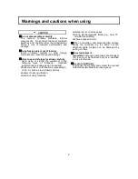 Preview for 16 page of Hitachi CU-HD1500 Operating Instructions Manual