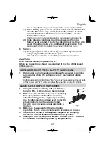 Предварительный просмотр 23 страницы Hitachi CV 14DBL Handling Instructions Manual