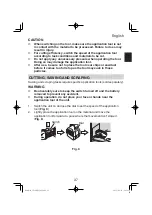 Предварительный просмотр 37 страницы Hitachi CV 14DBL Handling Instructions Manual