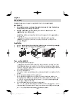 Предварительный просмотр 38 страницы Hitachi CV 14DBL Handling Instructions Manual