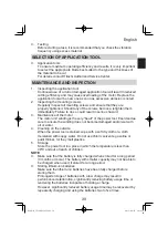 Предварительный просмотр 39 страницы Hitachi CV 14DBL Handling Instructions Manual