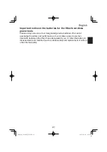 Предварительный просмотр 41 страницы Hitachi CV 14DBL Handling Instructions Manual