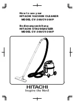 Hitachi CV-300 How To Use Manual preview