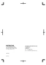 Preview for 8 page of Hitachi CV-300 How To Use Manual