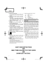 Preview for 6 page of Hitachi CV 350V Safety And Instruction Manual