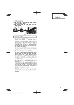 Preview for 35 page of Hitachi CV 350V Safety And Instruction Manual