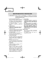 Preview for 36 page of Hitachi CV 350V Safety And Instruction Manual