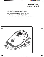 Предварительный просмотр 1 страницы Hitachi CV-S880 Instruction Manual