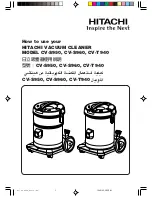 Hitachi CV-S950 How To Use Manual preview