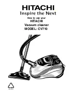 Hitachi CV710 User Manual preview