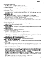 Предварительный просмотр 5 страницы Hitachi D 10V1 Instruction Manual And Safety Instructions