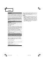 Предварительный просмотр 8 страницы Hitachi D 10VC2 Handling Instructions Manual