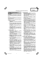 Предварительный просмотр 9 страницы Hitachi D 10VC2 Handling Instructions Manual