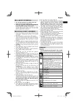 Предварительный просмотр 3 страницы Hitachi D 10VF Handling Instructions Manual