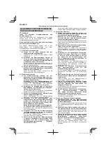 Предварительный просмотр 6 страницы Hitachi D 10VF Handling Instructions Manual