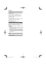 Предварительный просмотр 80 страницы Hitachi D 10VF Handling Instructions Manual