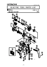 Предварительный просмотр 30 страницы Hitachi D 10VF Technical Data And Service Manual