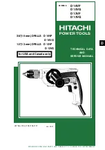 Предварительный просмотр 51 страницы Hitachi D 10VF Technical Data And Service Manual