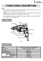 Предварительный просмотр 9 страницы Hitachi D 10VH Safety And Instruction Manual