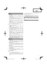 Предварительный просмотр 17 страницы Hitachi D 10VJ Handling Instructions Manual