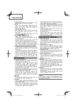 Предварительный просмотр 20 страницы Hitachi D 10VJ Handling Instructions Manual