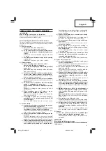 Предварительный просмотр 5 страницы Hitachi D 13VB3 Instructions Manual