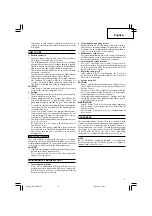 Предварительный просмотр 7 страницы Hitachi D 13VB3 Instructions Manual