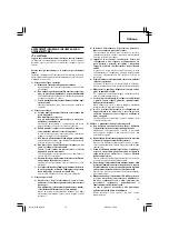 Предварительный просмотр 17 страницы Hitachi D 13VB3 Instructions Manual