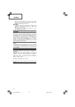 Предварительный просмотр 20 страницы Hitachi D 13VB3 Instructions Manual