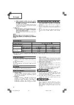 Предварительный просмотр 30 страницы Hitachi D 13VB3 Instructions Manual