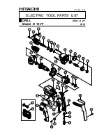 Hitachi D 13VF Parts List предпросмотр