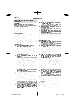 Предварительный просмотр 2 страницы Hitachi D 6SB Handling Instructions Manual