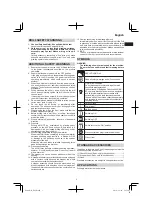 Предварительный просмотр 3 страницы Hitachi D 6SB Handling Instructions Manual