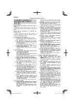 Предварительный просмотр 14 страницы Hitachi D 6SB Handling Instructions Manual