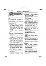 Предварительный просмотр 18 страницы Hitachi D 6SB Handling Instructions Manual