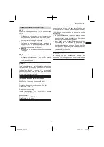 Предварительный просмотр 21 страницы Hitachi D 6SB Handling Instructions Manual