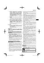 Предварительный просмотр 23 страницы Hitachi D 6SB Handling Instructions Manual