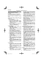 Предварительный просмотр 30 страницы Hitachi D 6SB Handling Instructions Manual