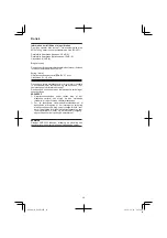 Предварительный просмотр 36 страницы Hitachi D 6SB Handling Instructions Manual