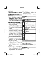 Предварительный просмотр 38 страницы Hitachi D 6SB Handling Instructions Manual