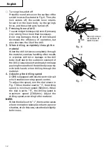 Preview for 12 page of Hitachi D10YB Safety Instructions And Instruction Manual