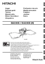 Hitachi DA300E Handling Instructions Manual preview