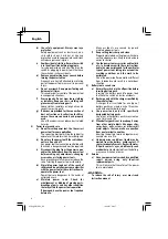 Preview for 4 page of Hitachi DB10DL Instruction Manual