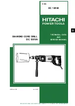 Hitachi DC 120VA Technical Data And Service Manual preview