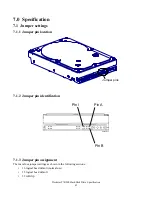 Предварительный просмотр 57 страницы Hitachi Deskstar T7K500 Specifications