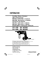 Hitachi DH 14DL Handling Instructions Manual preview