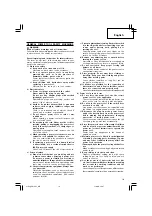 Preview for 11 page of Hitachi DH 14DL Handling Instructions Manual